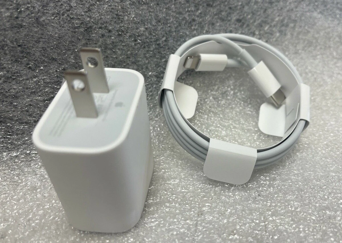 Genuine 20W USB C Fast Charger Adapter USB C Lightning Cable 1m 3ft iPhone
