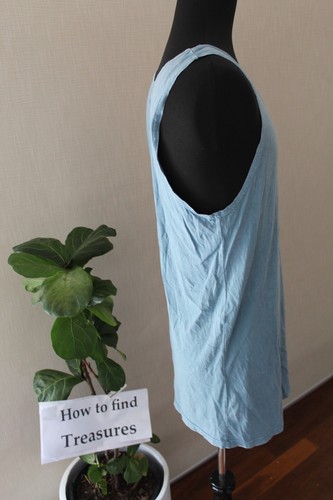 XK 27) NO SIZE LUCID BLUE MENS SINGLET TANK TOPV APPROX M - 第 4/7 張圖片