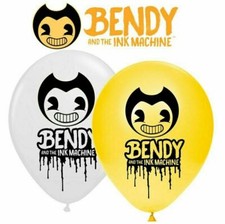 Bendy And The Ink Machine Themed Latex Balloons/Plush Toys Kids Party Decoration