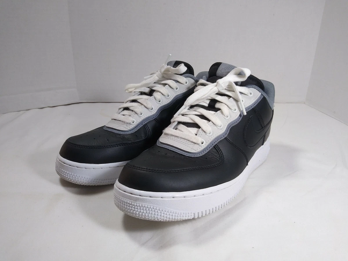 Nike Air Force 1 07 LV8 AF1 Black Pure Platinum White 11.5 AO2439 002 DS | eBay