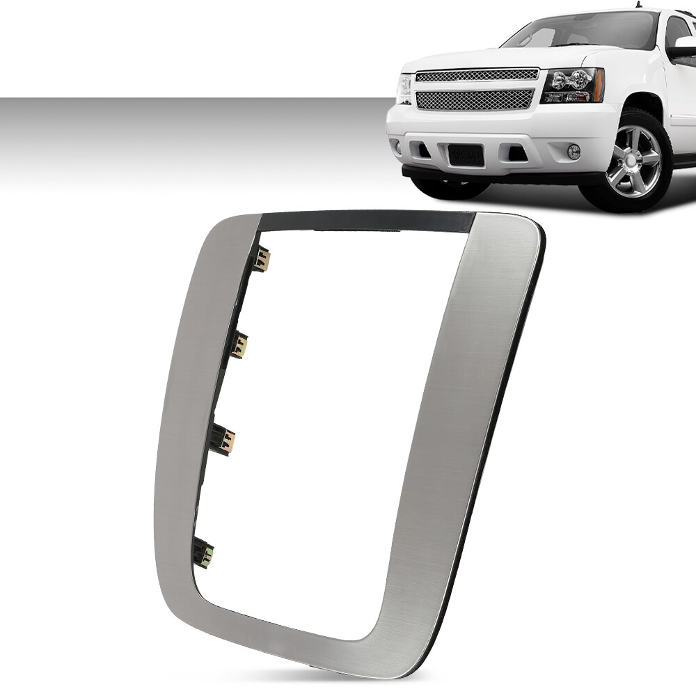 New Dash Radio Bezel Trim For 2007-2014 Chevy Tahoe, Yukon, Silverado - Direct Fit Replacement