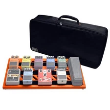 Gator Cases GPB-BAK-OR Large Orange Aluminum Pedal Board with Carry Bag idjnow