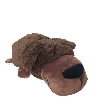 Flip A Zoo Bradley Labrador Brown Puppy Rachel White Kitty Cat Plush 18''