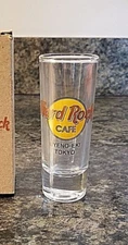 Hard Rock Cafe Shot Glass 4" Uyeno-Eki Tokyo