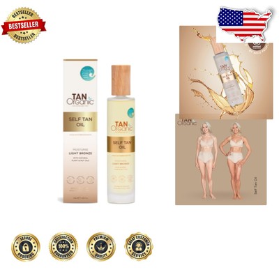 Natural Organic Self Tanning Oil 100ml - Effortless Glow,  & Cruelty-Free