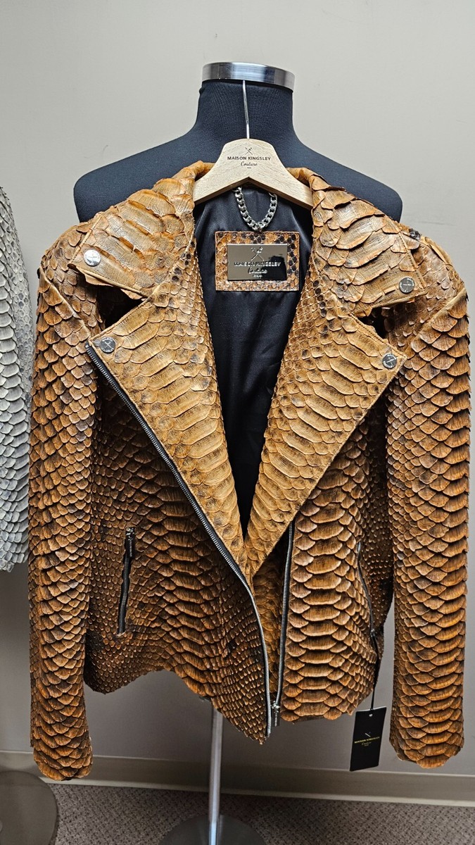 ジャケット・アウター Roen spray coating snake skin jacket Roen spray coating snake skin jacket - メルカリ