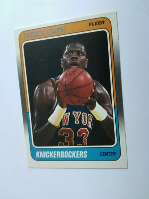 PATRICK EWING 1988 ORIGINAL FLEER # 80 of 132