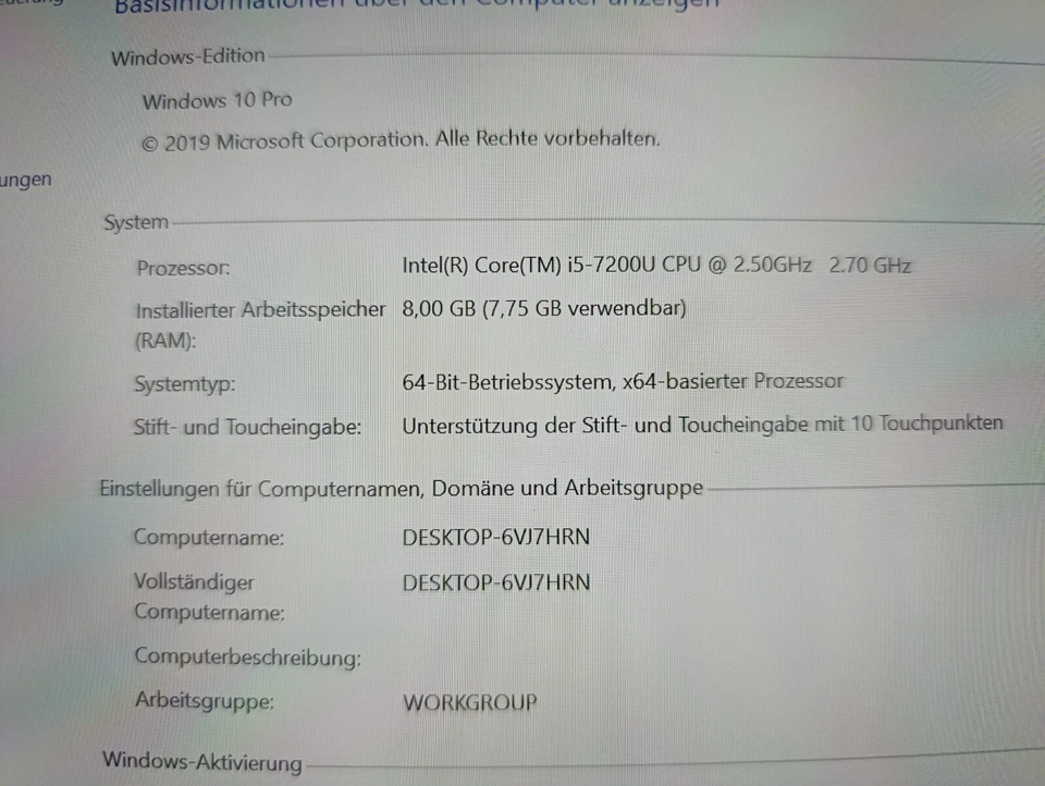 Dell Latitude 5285 · i5-7200U · 8GB · 240GB, Foto 3 von 5