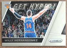 2017-18 Panini Prizm Get Hyped! Willy Hernangomez New York Knicks #GH-WH