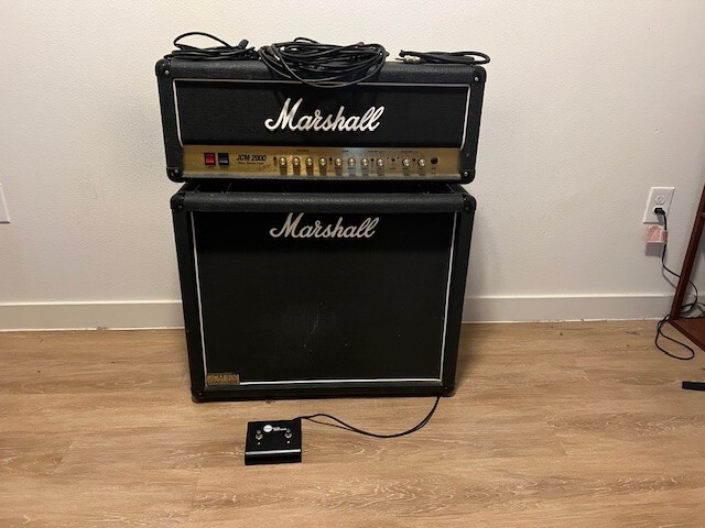 Marshall JCM 2000 DSL50 & Marshall JCM 900 Lead 1936 Cabinet (Half