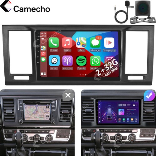 Autoradio Android 13 Per VW T6 Transporter 2016-2022 - 9" Con Carplay Wireless E Telecamera