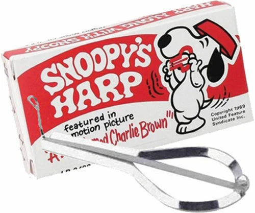 SNOOPY JAW HARP Nickel Plated Steel - Picture 2 of 2