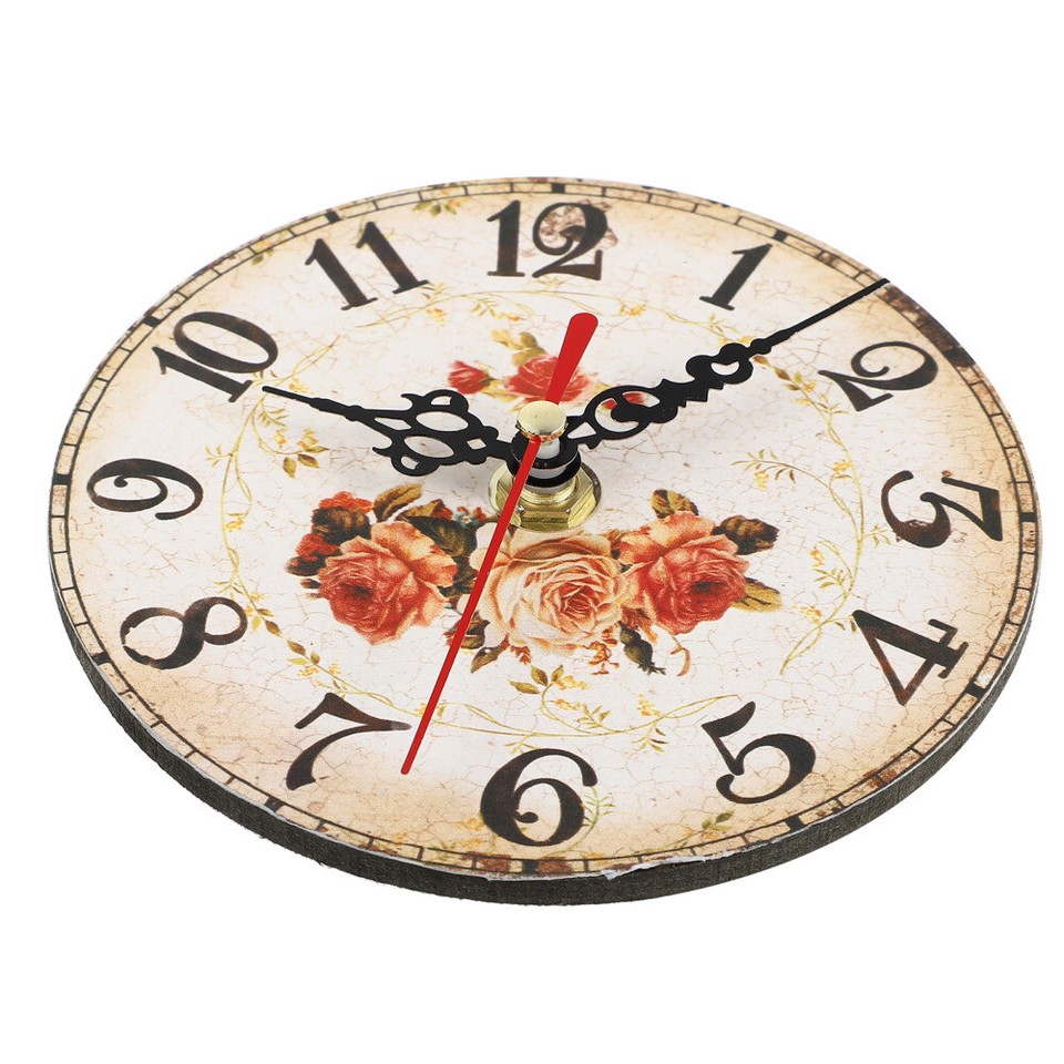 Country Wall Clocks Non Ticking Wall Clock Rustic Wall Decor Wood