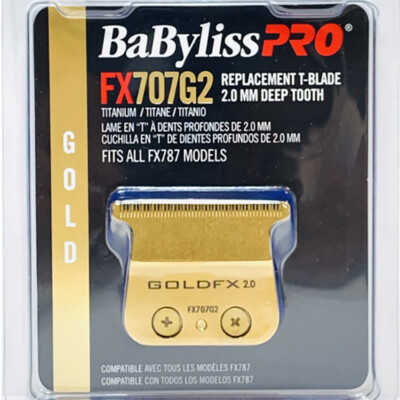 BaByliss PRO Replacement Blade Skeleton Hair Trimmer Gold Deep Tooth FX707G2 