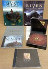 Myst + Riven Big Box PC Retro Computer Game w/Hints & Solutions + Soundtrack ⭐️