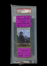 2001 127th Kentucky Oaks Full Ticket PSA 9 Mint