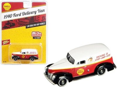 FORD Panel Delivery Van 1940 - SHELL - Johnny Lightning 1:64