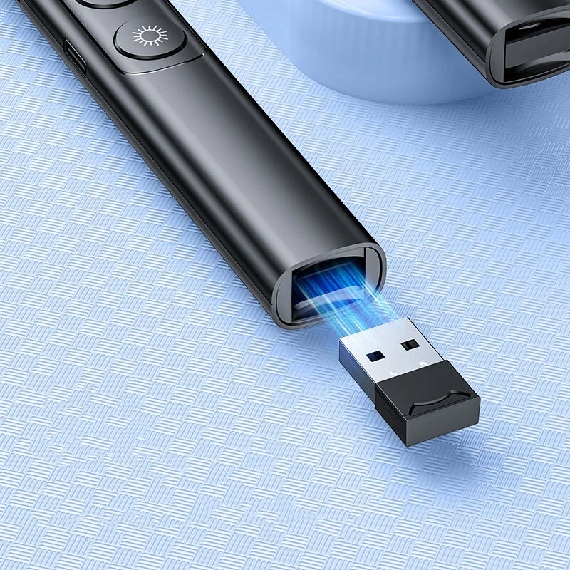 Puntatore Presenter Wireless per Presentazione Powerpoint Telecomando Computer - Immagine 2 di 4