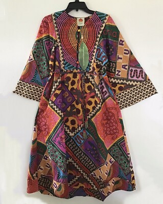 farm rio sleeveless embroidered patchwork midi dress FARM Rio Multicolor Embroidery Sleeveless Midi Dress