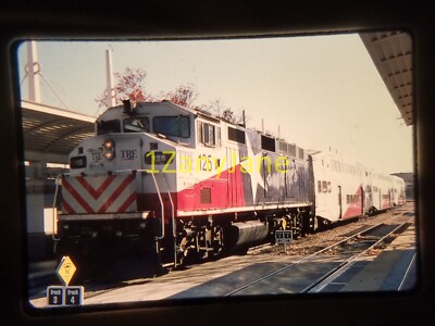 24218 TRAIN ENGINE LOCOMOTIVE 35MM SLIDE TRE #125 DALLAS TX 12/18/2019 AAAAA