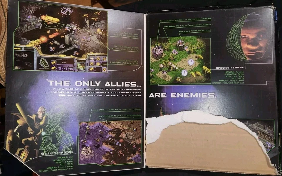 StarCraft PC Game Big Box Blizzard Game of the Year Windows95 - Image 2 of 4