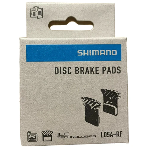 1/2/4/8pairs Shimano L05A-RF Disc Brake Resin Pads Cooling Fin fit L03A M8110 - Picture 4 of 13
