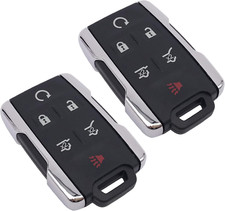 2PCS Keyless Entry Remote Control Car Key Fob Cover Smart Key Fob Shell Case Fit