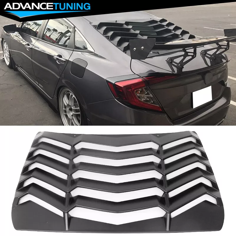 2017 honda civic coupe 2024 rear window louvers