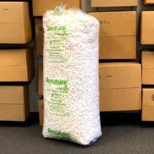 Industrial Loose Fill Packing Peanuts Biodegradable - 1 whole bag of 14 Cubic Ft