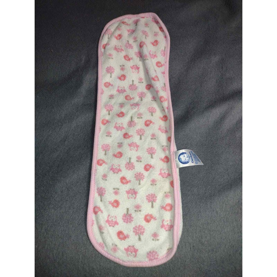 Five Baby Girls Burp Rags Babies R Us Gerber eBay