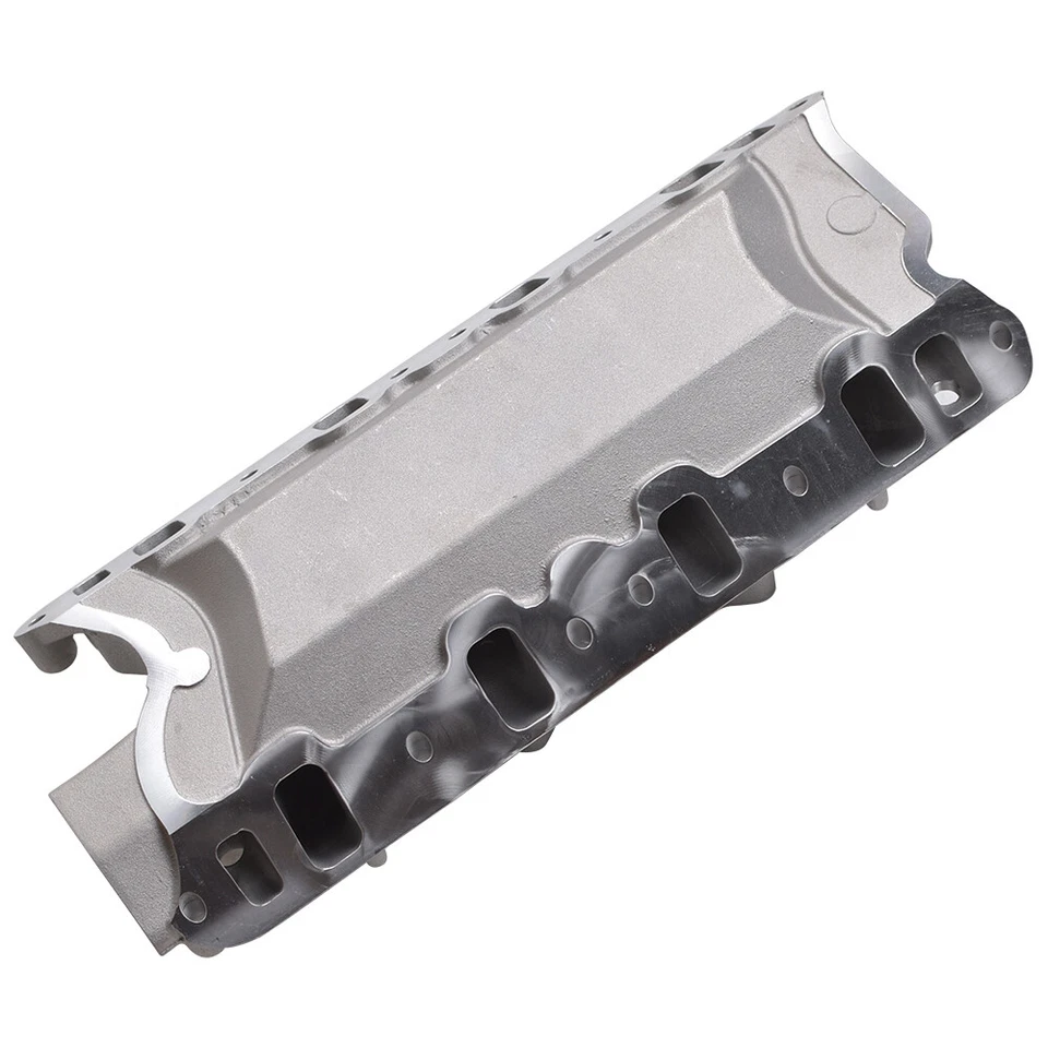 Colector de admisión de aluminio de doble plano para Ford Small Block 260 289 302 Windsor Foto 4 de 4