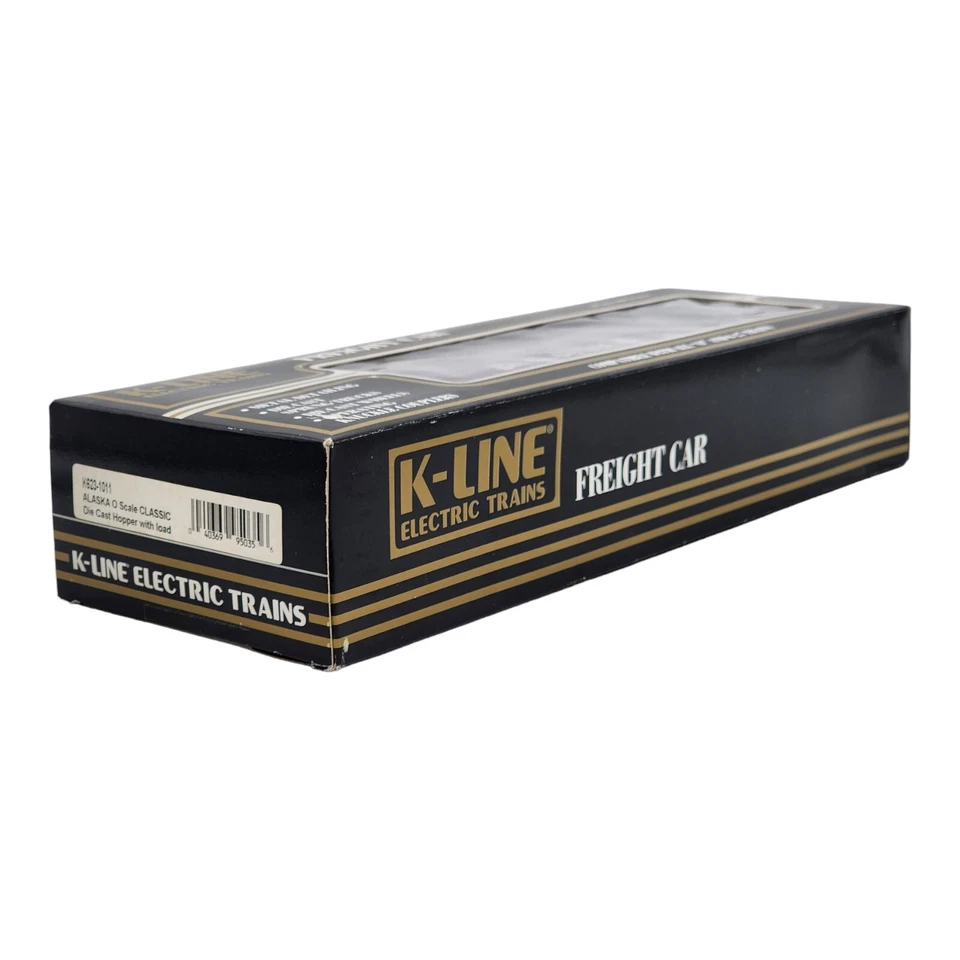 Sealed K-line Alaska Railroad Scale Die Cast Hopper Coal Load Train Freight Car - Image 4 of 4
