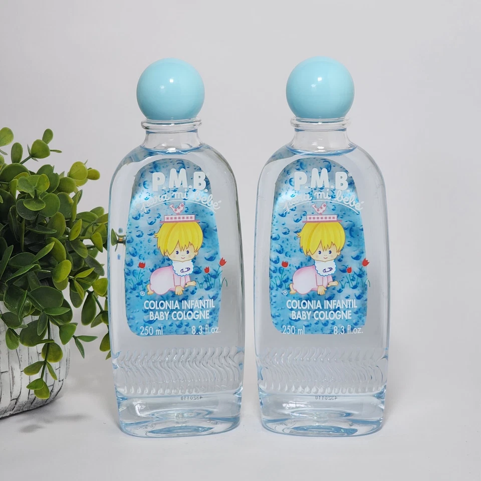 Para Mi Bebe Cologne Splash Blue Baby Cologne Fresh Scent 8.3 fl oz - Lot of 2 - Image 3 of 4