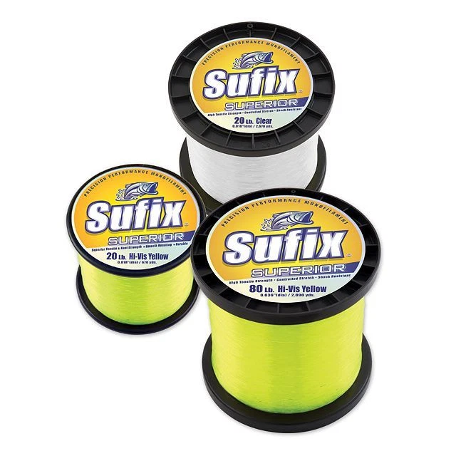 Sufix Superior Monofilament 1/4 lb spool Fishing Line-Pick  Color & Line Class - Image 2 of 2