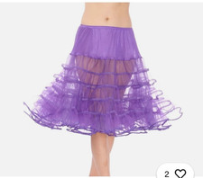 Malco modes style 578 petticoat purple medium