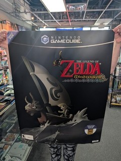 GameCube The Legend of Zelda: The Wind Waker Promo Poster Link water damage!