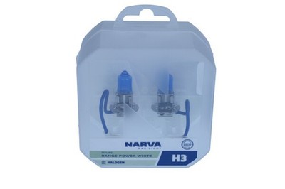 For NARVA 486022100 BULB H3 12V/55W PK22S XENON SET 2 PCS. RANGE POWER WHITE (N