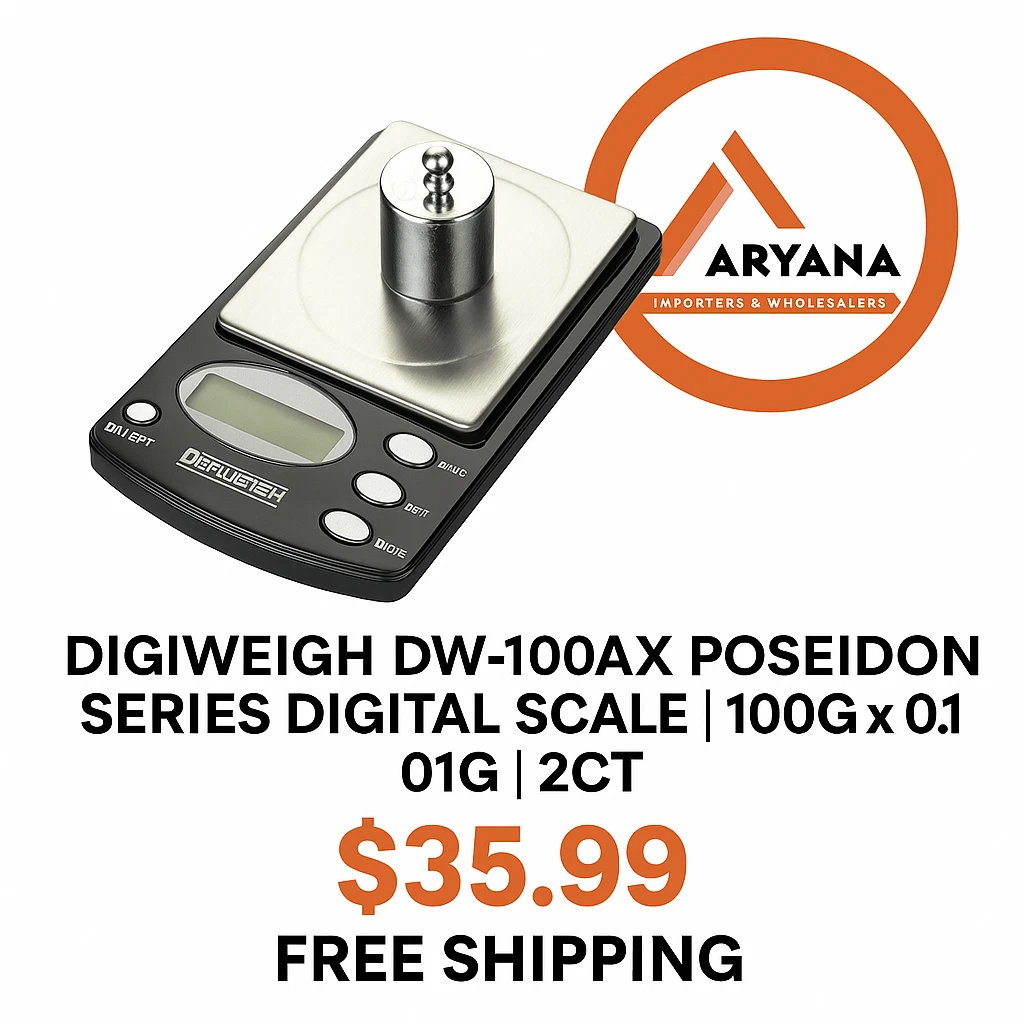 DIGIWEIGH DW-100AX – POSEIDON SERIES DIGITAL SCALE | 100g × 0.01g | 2CT