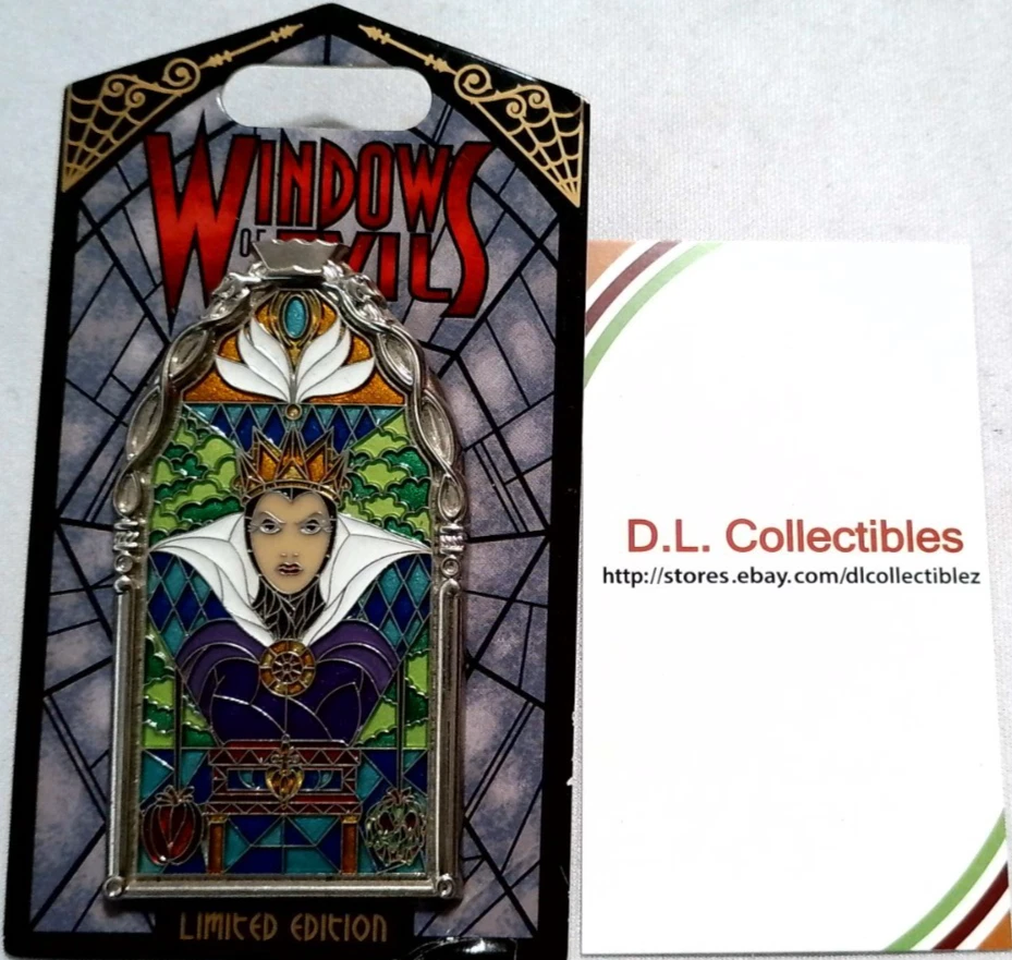 Disney Snow White Windows of Evil LE 2000 The Evil Queen PIN