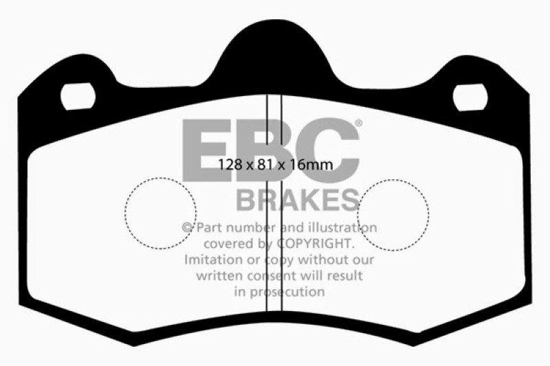 EBC DP3036C Redstuff Front Brake Pads - Fits Lotus Evora 3.5