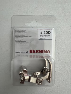 Genuine Bernina Embroidery Applique Foot # 20D Dual Feed - New Style
