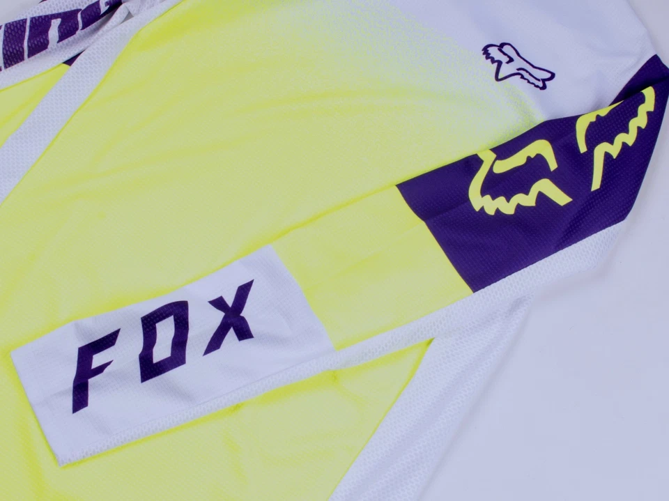 Camiseta deportiva estampada para hombre FOX Racing 360 Flexair amarillo neón motocross ciclismo talla XL Foto 4 de 4