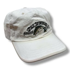 Vintage Polo Sport Ralph Lauren Hat Cap Polo Sportsman Fishing Trout Made in USA