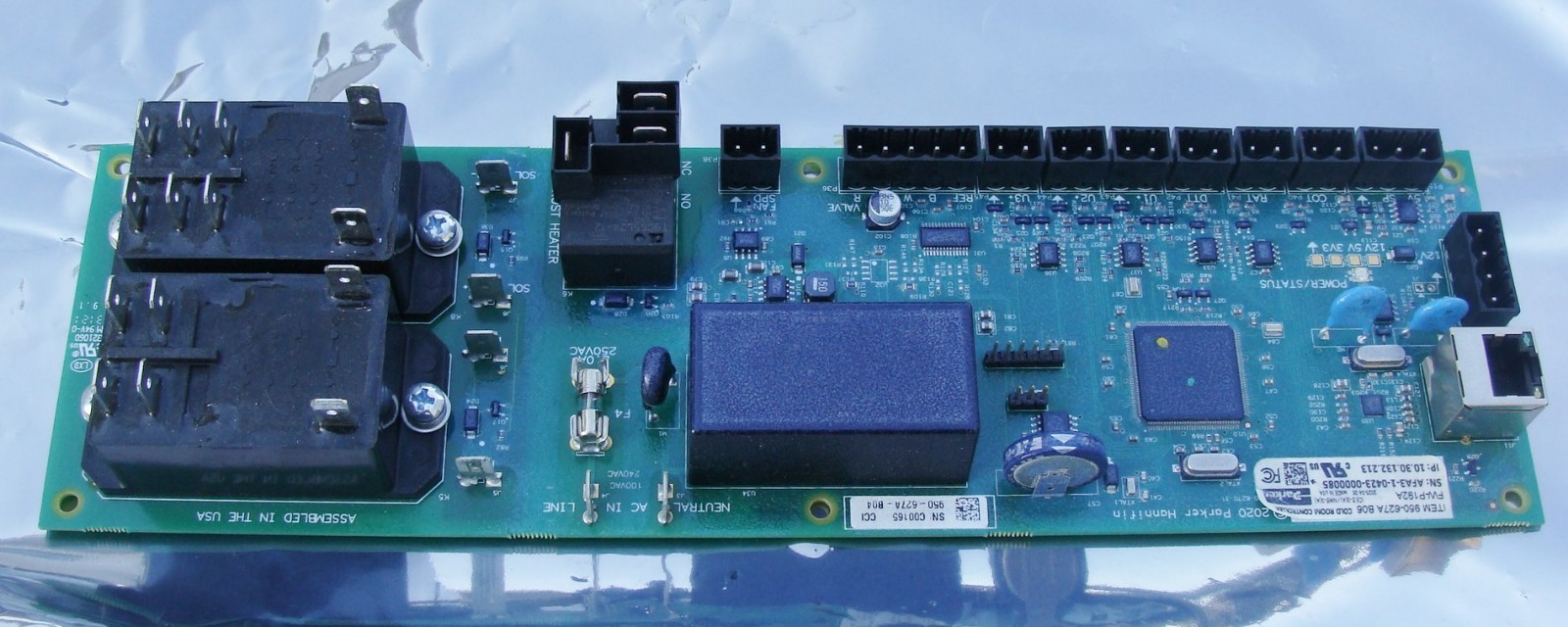 Parker-Hannifin 950-627A B06, cold room controller PCB circuit board.(#5206)