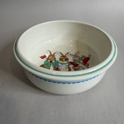 Mikasa Bunny Rabbit Cereal Bowl Japan Vintage Dish