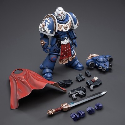 JOYTOX Warhammer 40k 1/18 Ultramarines Primaris Capitano - Action Figure Con Scudo Reliquia E Spada Potente - 2
