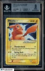 2006 Pokemon Gold Star Pikachu Holo Ex Holon Phantoms #104 BGS 8 NM-MT