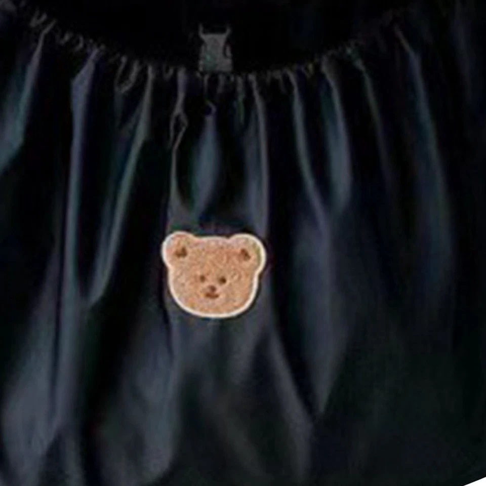 (Noir) Sac De Poussette Pour Bébé Style Minimaliste Fibre De Polyester élastique - Photo 3/4