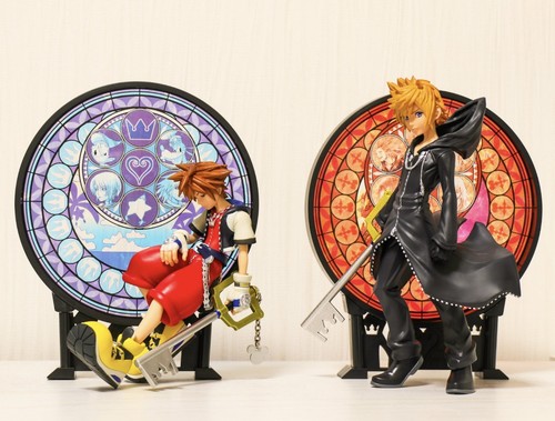 Ichiban Kuji KINGDOM HEARTS Linking Hearts Sora Roxas A Last one Prize Set of 2 - Picture 17 of 17