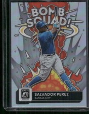 2022 Donruss Optic Bomb Squad Silver Prizm Salvador Perez #BS-1